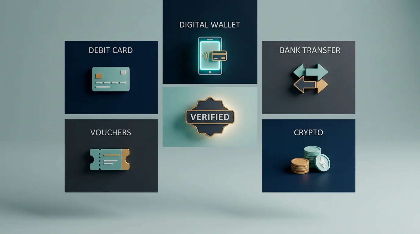 JettBet payment methods for UK readers: cards, e-wallets, bank transfer, vouchers and crypto