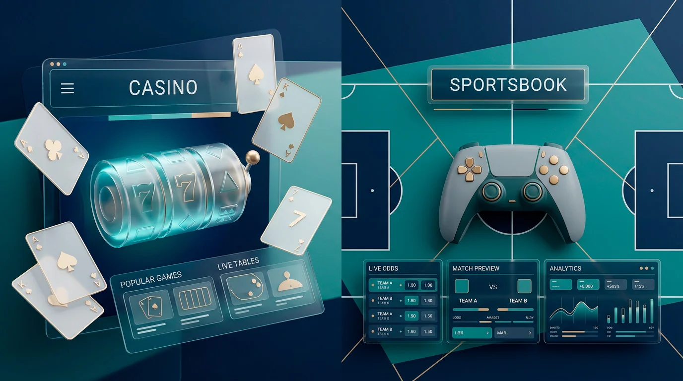JettBet sportsbook and eSports dashboard: split casino, pitch lines and betting markets